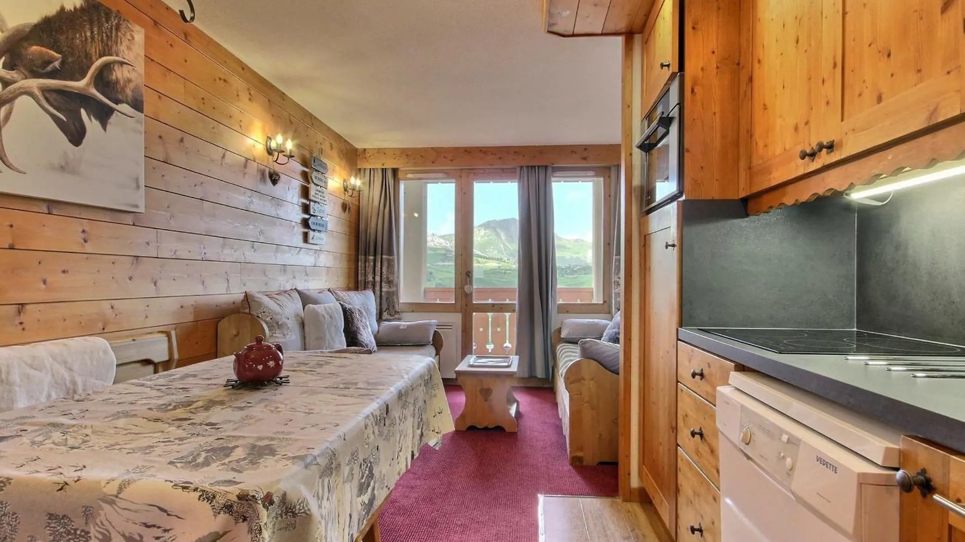 Charmant Appartement Pour 5 Personnes Avec Balcon A Belle Plagne - Fr-1-455-257 La Plagne-Tarentaise
